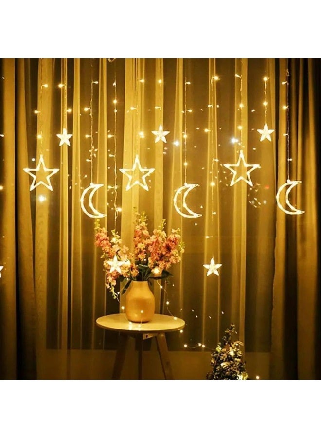 ستارة رمضان 🌙 | نجوم وهلال | ديكور رمضاني مضيء - Image 1